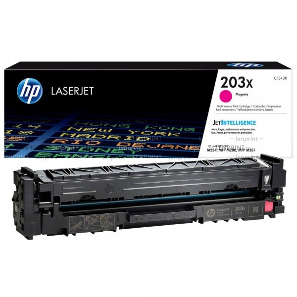 Tonera kārtridžs HP CF543X 203X Magenta