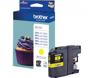 Tintes kārtridžs Brother LC123Y