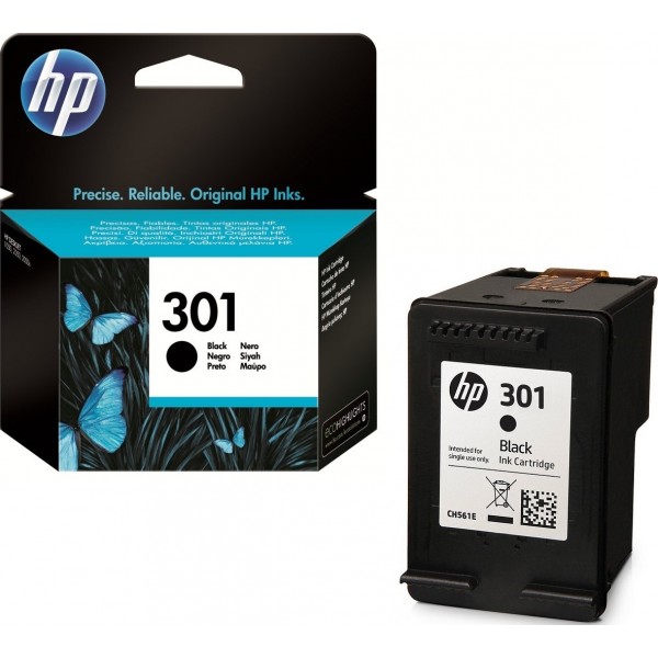 Tintes kārtridžs HP 301 (CH561EE) Black