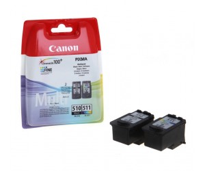 Tintes kārtridžu komplekts Canon PG-510/CL-511 (2970B010) Tintes kārtridžu komplekts Canon PG-510/CL-511 (2970B010)