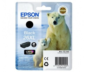 Tintes kārtridžs Epson 26XL T2621 Black