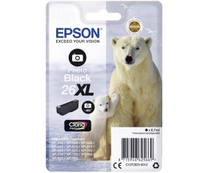Tintes kārtridžs Epson 26XL T2631 Black