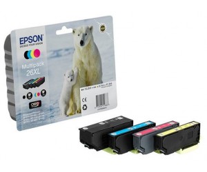 Tintes kārtridžu komplekts Epson 26XL T2636