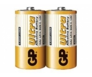 Baterijas GP Ultra Plus, C/LR14, 1,5V, 2gab/iep Baterijas GP Ultra Plus, C/LR14, 1,5V, 2gab/iep