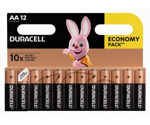Baterijas Duracell Basic, AA, MN1500, LR06-12BB, 12gab/iep Baterijas Duracell Basic, AA, MN1500, LR06-12BB, 12gab/iep