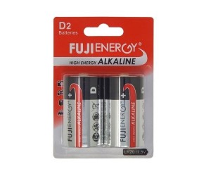 Baterijas FUJI High Energy Alkaline D, LR6, 1,5V, 2gab/iep Baterijas FUJI High Energy Alkaline D, LR6, 1,5V, 2gab/iep
