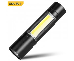 Kabatas lukturis Deli 3W/100lm, ar akumulatoru 400mAh Kabatas lukturis Deli 3W/100lm, ar akumulatoru 400mAh