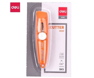 Kancelejas nazis Deli Mini Cutter, 9mm, asorti Kancelejas nazis Deli Mini Cutter, 9mm, asorti