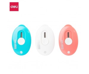 Kancelejas nazis Deli Mini 9mm, ovāls, asorti