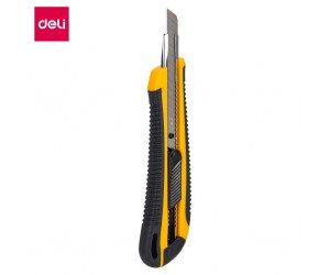 Kancelejas nazis Deli Expect, 9mm, metāla, dzeltens Kancelejas nazis Deli Expect, 9mm, metāla, dzeltens