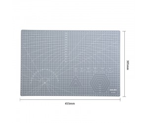 Paliktnis griešanai Deli, A3, 3mm, PVC, zaļš Paliktnis griešanai Deli, A3, 3mm, PVC, zaļš