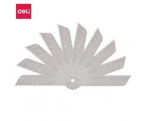 Asmeņi kancelejas nazim Deli Pro 2011, 18mm, 10gab/iep Asmeņi kancelejas nazim Deli Pro 2011, 18mm, 10gab/iep