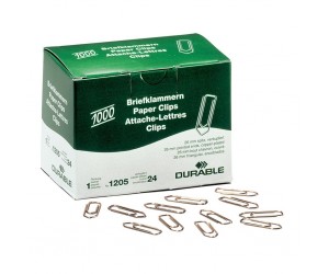 Saspraudes Durable, 26mm, 1000 gab/iep., sudraba Saspraudes Durable, 26mm, 1000 gab/iep., sudraba