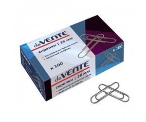 Saspraudes deVente, 28mm, 100 gab/iep., sudraba Saspraudes deVente, 28mm, 100 gab/iep., sudraba