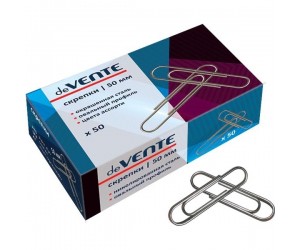 *Saspraudes deVente 50mm, 50 gab/iep., ovālas, sudraba *Saspraudes deVente 50mm, 50 gab/iep., ovālas, sudraba