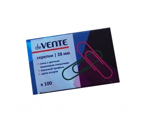 Saspraudes deVente Ø28mm, ovālas, 100 gab/iep., asorti Saspraudes deVente Ø28mm, ovālas, 100 gab/iep., asorti