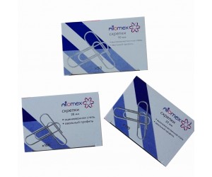 *Saspraudes Attomex Ø33mm, ovālas, 100 gab/iep., sudraba *Saspraudes Attomex Ø33mm, ovālas, 100 gab/iep., sudraba