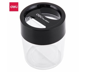 Trauks saspraudēm Deli E9881, magnētisks, melns Trauks saspraudēm Deli E9881, magnētisks, melns