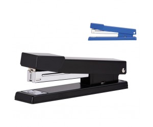 Skavotājs Deli Essential 0424, 25 lapām, melns Skavotājs Deli Essential 0424, 25 lapām, melns