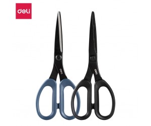 Šķēres Deli Ergo 17.5cm, melnas