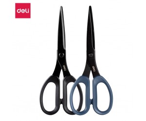 Šķēres Deli Ergo 21cm, melnas