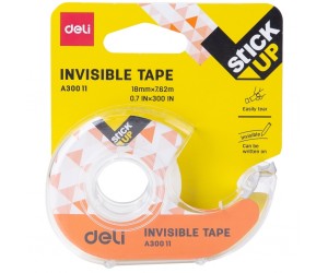 Līmlente ar turētāju Deli EA30011, 18mmx7m, matēta