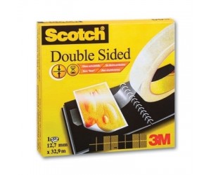Abpusējā līmlente 3M Scotch, 12mmx22m, caurspīdīga