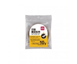 Abpusēja līmlente Deli 30404, 9mmx9m, 2gab/iep., balta