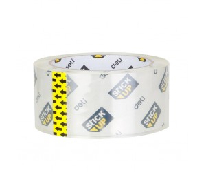 Iepakošanas līmlente Deli 48mmx66m, 48mikr, klusā, caurspīdīga