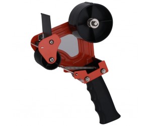 Iepakošanas līmlentes turētājs Deli 800, sarkans/melns