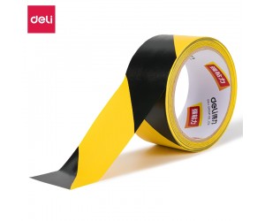 Brīdinoša līmlente Deli 48mmx18m, dzeltena/melna