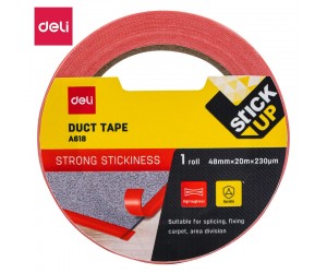 Universāla līmlente Deli 48mmx20m, 230mikr, sarkans