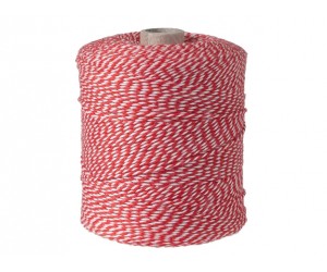 Aukla dokumentu sašūšanai 350m, 100g, sarkana/balta Aukla dokumentu sašūšanai 350m, 100g, sarkana/balta