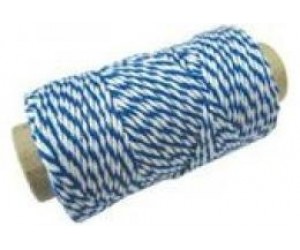 Aukla dokumentu sašūšanai 350m, 100g, zila/balta Aukla dokumentu sašūšanai 350m, 100g, zila/balta