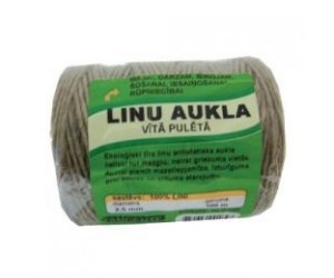 Vītā aukla, linu d2.5mm, 100g Vītā aukla, linu d2.5mm, 100g