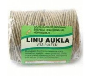 Vītā aukla, 2.5mm, linu, 100m Vītā aukla, 2.5mm, linu, 100m