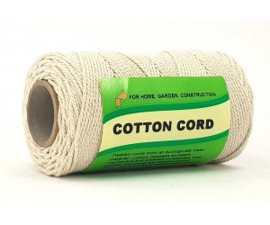 Kokvilna vītā aukla, d.1.8mm 100m Kokvilna vītā aukla, d.1.8mm 100m