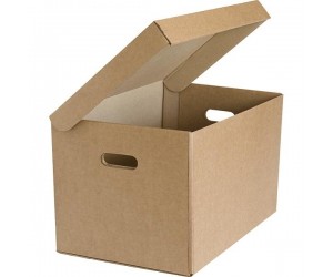 Arhīva kārba deVente 480x325x295mm, aizverama, horizontāla, brūna Arhīva kārba deVente 480x325x295mm, aizverama, horizontāla, brūna