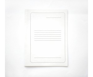 Mape-ātršuvējs Smiltainis A4, kartona, balts