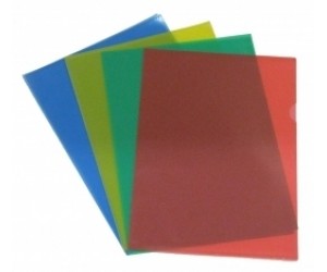 Mape-stūrītis College A4, 120mic, matēta, 25gab/iep, 5 krāsas