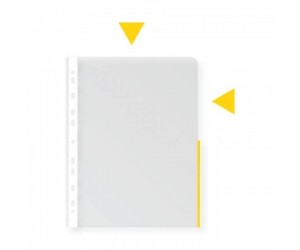 Dokumentu kabata College Signal A4, 105mic, matēta, 1gab, dzeltena