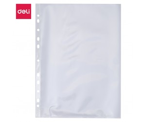 Dokumentu kabata Deli U, A4, 80mic, 100gab/iep, glancētas