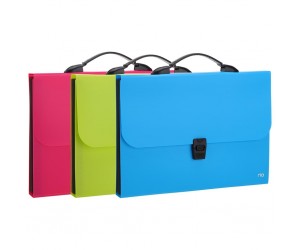 Mape-kartotēka Deli Rio A4, ar rokturi, 7 nodalījumi, asorti Mape-kartotēka Deli Rio A4, ar rokturi, 7 nodalījumi, asorti