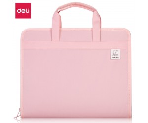 Mape-kartotēka Deli School A4, ar rokturiem, 13 nodalījumi, rozā Mape-kartotēka Deli School A4, ar rokturiem, 13 nodalījumi, rozā