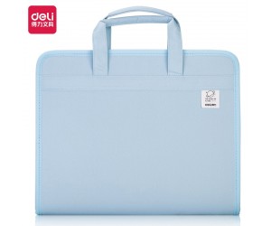 Mape-kartotēka ar rokturiem Deli School A4 13 nodalījumi, gaiši zila Mape-kartotēka ar rokturiem Deli School A4 13 nodalījumi, gaiši zila