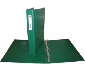 Mape ar 4 gredzeniem College A4, 35mm, Ø25mm, zaļa