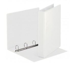 Mape ar 4 gredzeniem Esselte A4, 51mm, D-veida, balta