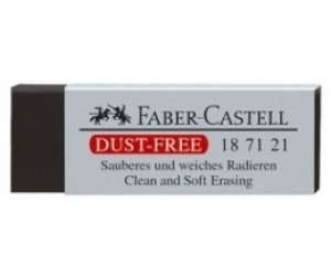 Dzēšgumija Faber-Castell Dust-free,melna Dzēšgumija Faber-Castell Dust-free,melna