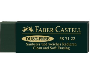 Dzēšgumija Faber-Castell Dust-free,zaļa Dzēšgumija Faber-Castell Dust-free,zaļa