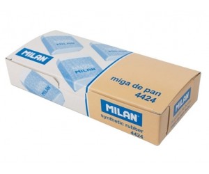 Dzēšgumija Milan 4424, 39.5x23.5x13.5mm, balta Dzēšgumija Milan 4424, 39.5x23.5x13.5mm, balta